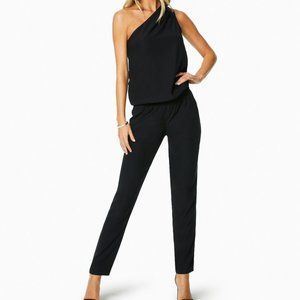 Ramy Brook~LULU ONE SHOULDER JUMPSUIT~Size M~Black